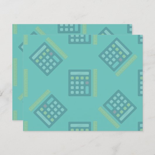 Papier Maths des calculateurs (Devant / Derrière)