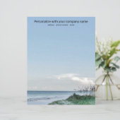 Papier Matin de plage (Debout devant)