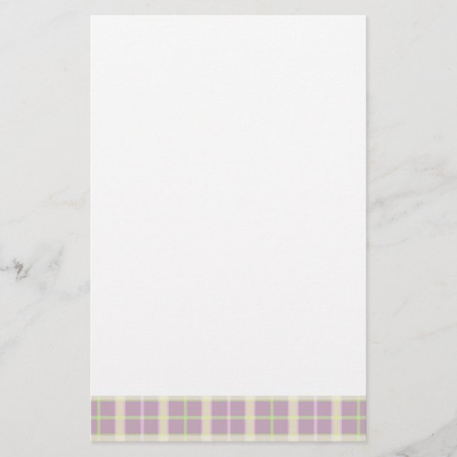 Papier Mauve & Pastels Plaid (Devant)