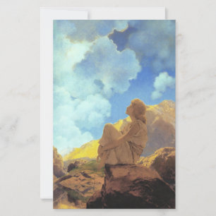 Papier Maxfield Parrish Matin 1922 Nuage Bleu Beaux-Arts