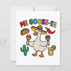 Papier Me Goose-Ta Funny Mexicain Espagnol Oie