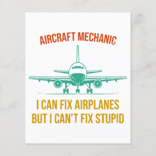 Papier mécanicien d'avion je peux réparer les avions mais