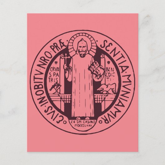 Papier Médaille de Saint Benoît (Devant)