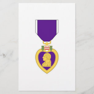 Papier Médaille du coeur pourpre