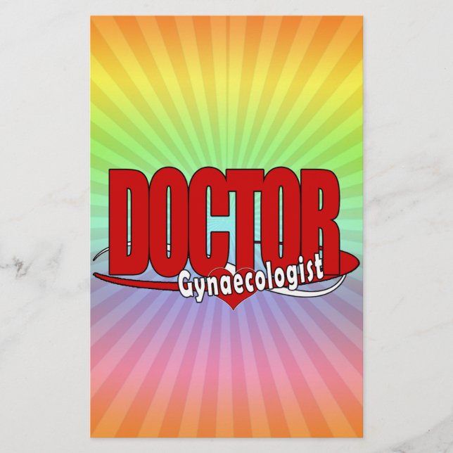 Papier MÉDECIN LOGO Gynécologue (Devant)