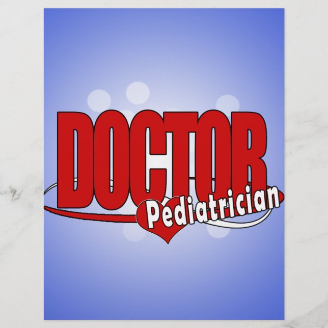 PAPIER MÉDECIN LOGO PÉDIATRICIEN (Devant)