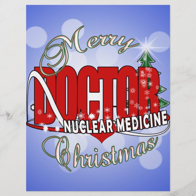 PAPIER MÉDECINE NUCLÉAIRE DE NOËL (Devant)
