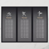 Papier Méditation de l'instructeur de yoga Pose de la Mis (Dos)