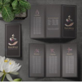 Papier Méditation Yoga Instructeur Lotus Pose Brush Strok