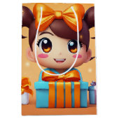 Papier Medium Gift Bag Medium Cadeauzakje (Voorkant)