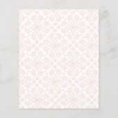 Papier Mehndi sangeet rose mariage indien invitation budg (Dos)