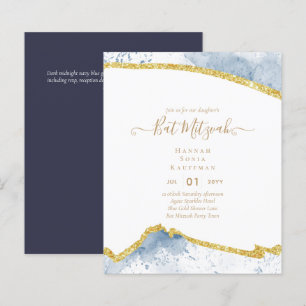 Papier Meilleur choix Cartons d'invitation BAT MITZVAH pa