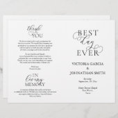 Papier Meilleur Jour Jamais, Cérémonie Mariage Abordable (Devant / Derrière)