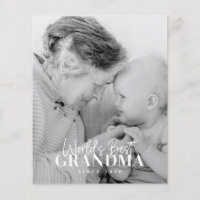 Meilleure grand-mère du monde depuis 20XX Photo si
