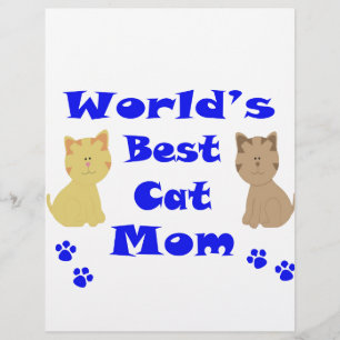 Papier Meilleure Maman de Chat du Monde