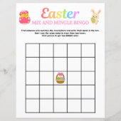 Papier Mélange de Pâques et Bingo de Mingle (Dos)