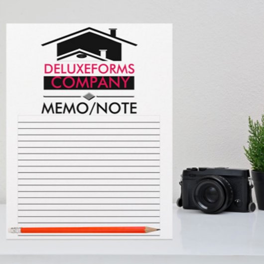 Papier Mémo Note Toit Noir