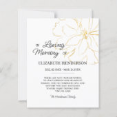 Papier Mémoire/Merci de la sympathie budgétaire. (Devant)