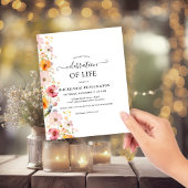 Papier Mémorial de la fête de la vie des Fleurs sauvages 