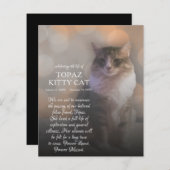 Papier mémorial photo côté droit (Devant / Derrière)