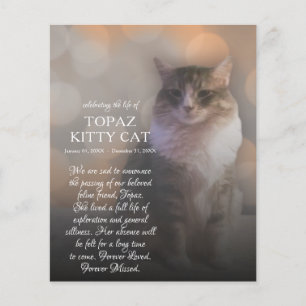 Papier mémorial photo côté droit