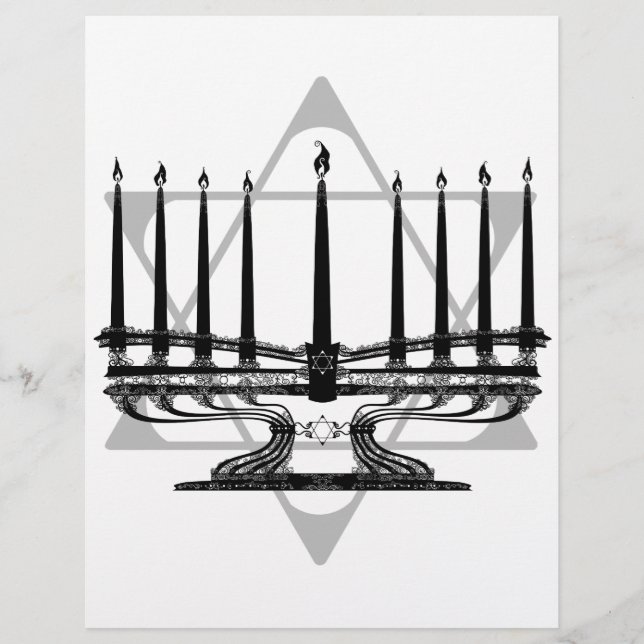 Papier Menorah et Star I (Devant)
