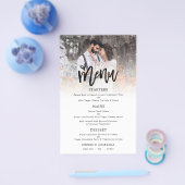 PAPIER | Menu Sms-weduwen foto's (Enkel)