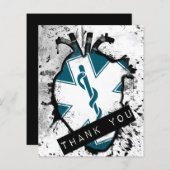 Papier merci au premier intervenant (Devant / Derrière)