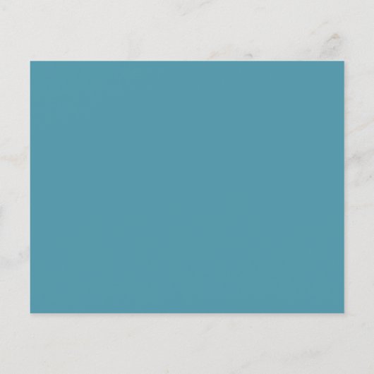Papier Merci personnalisé de Mariage Turquoise minimal bu (Dos)