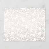 Papier Merci photo manuscrite de script simple Budget (Dos)