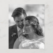 Papier Merci photo noir noir noir de script budget (Dos)