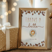 Papier Merci Un Latte Favte Signer Baby shower À Thème Ca