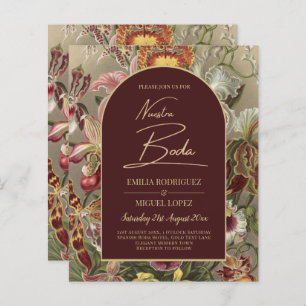 Papier Mercredi Vintage Botanique Bourgogne Floral