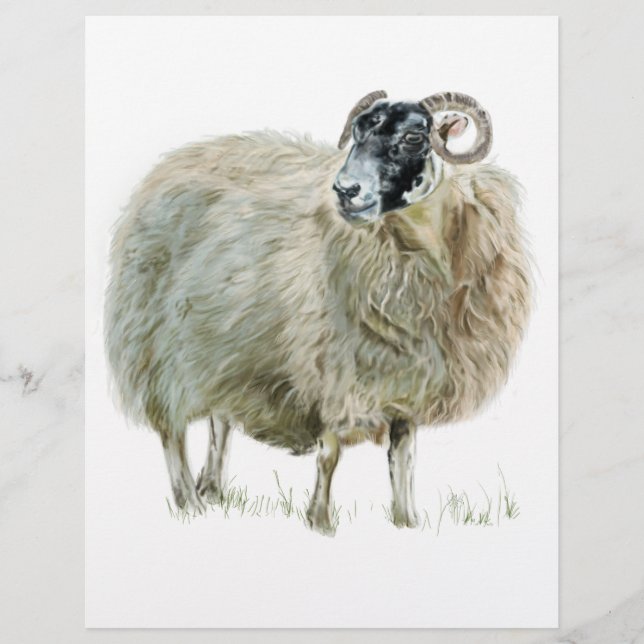 Papier Mère Mère Sage Mouton (Devant)