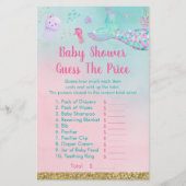 Papier Mermaid Under The Sea Devine Le Jeu De Douche De P (Devant)