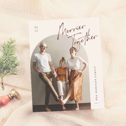 Papier Merrier Together Arch Photo Budget Noël