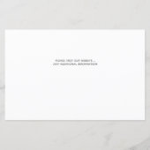 Papier Mes humains se marient Budget pour le mariage de c (Dos)