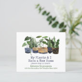 Papier Mes Plantes et moi avons une nouvelle adresse | Ch (Debout devant)