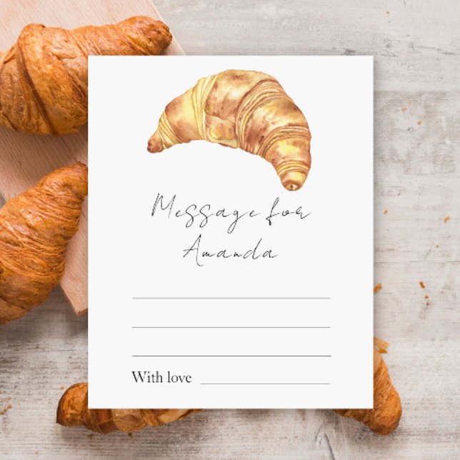 Papier Message de capsule d'anniversaire Petit Croissant (Créateur téléchargé)
