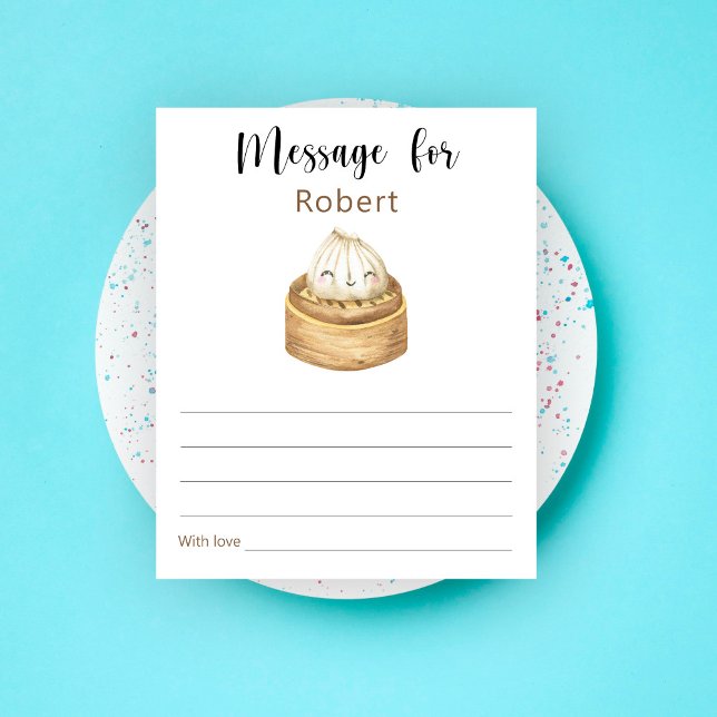 Papier Message de capsule de temps d'anniversaire chinois (Créateur téléchargé)