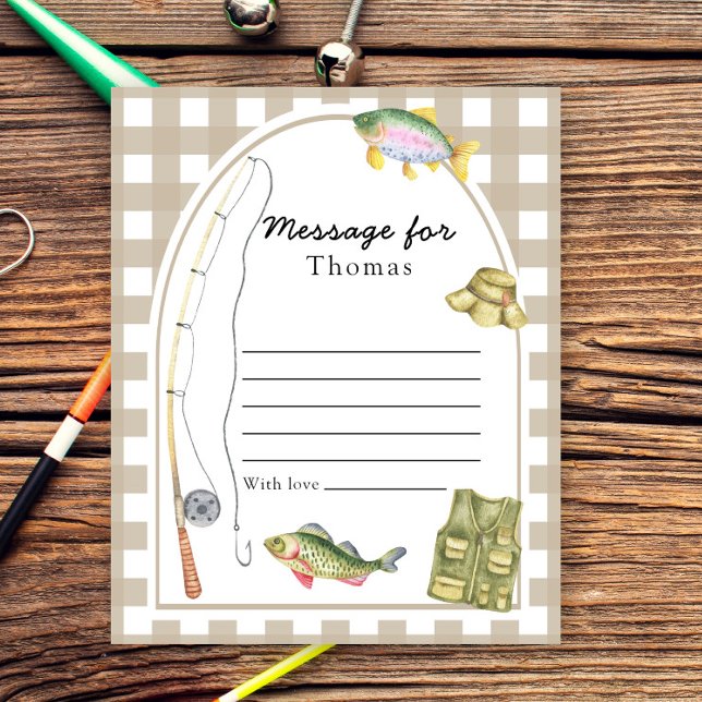 Papier Message de capsule temporelle du petit pêcheur (Créateur téléchargé)