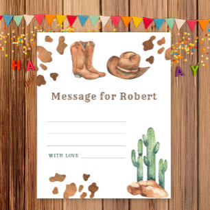 Papier Message de capsule temporelle pour l'anniversaire