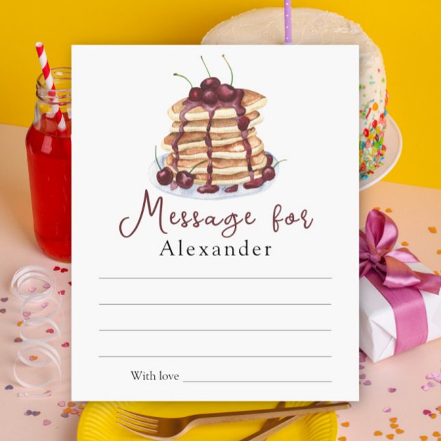 Papier Message de capsule temporelle pour les crêpes (Créateur téléchargé)