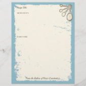 Papier Mesure cuillères cuisson boulangerie recette perso (Devant)