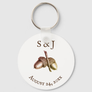  papier met aangepaste Initialen Sleutelhanger