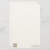 Papier met eigen schrijfpapier met Logo 5,5 x 8,5  (Voorkant / Achterkant)
