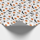 Papier met Halloween Pattern verpakken (Hoek)