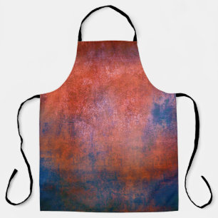 papier met ingekleurde achtergrond met inkorten, schort