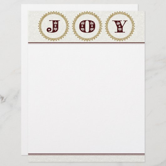 Papier met kerstbriefpapier en kerstbriefpapier (Voorkant / Achterkant)