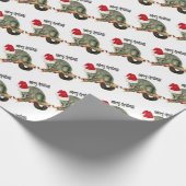 Papier met kerstcadeautjes (Hoek)